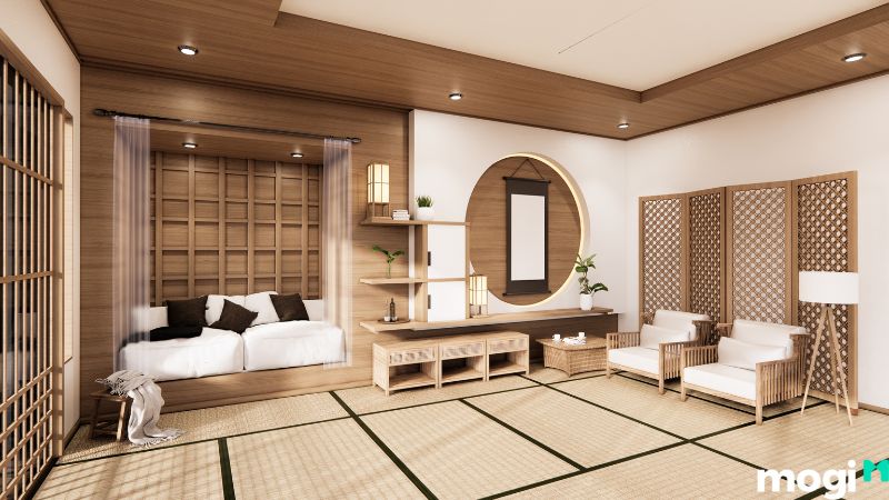 Mẫu thiết kế căn hộ 1 phòng ngủ Nhật Bản 