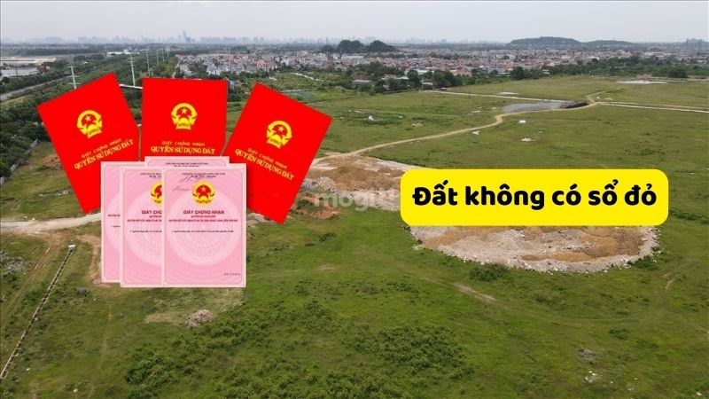 Các trường hợp không được tách thửa đất - Đất không có sổ đỏ