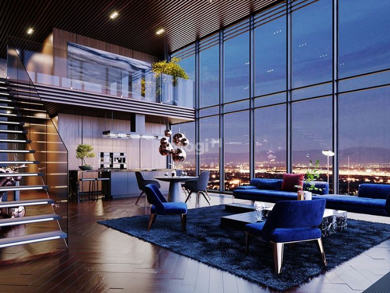 Thiết kế sang trọng của căn Penthouse