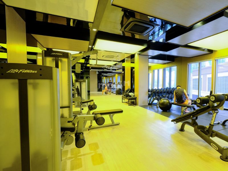 Phòng GYM tích hợp trong dự án The Tresor