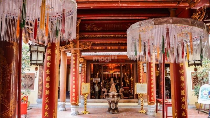 Kiến trúc nổi bật của đền Bạch Mã tại Hà Nội - Nguồn: Internet