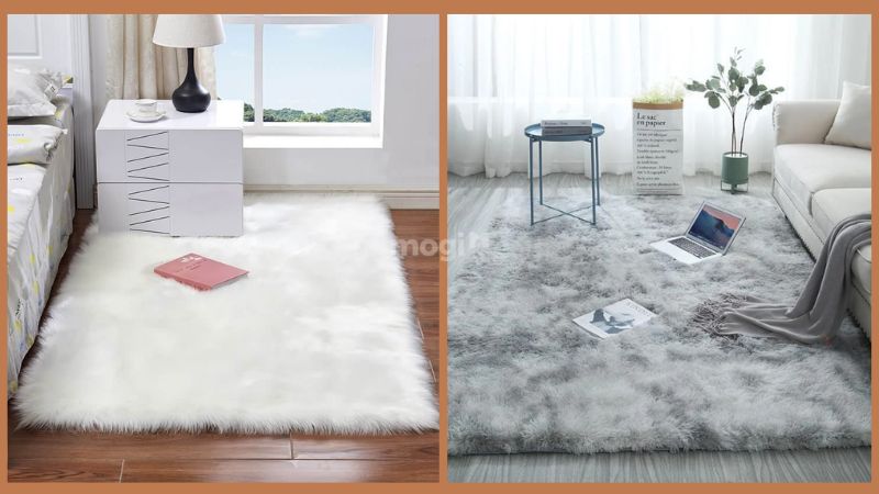 Thảm lót sàn là một món đồ decor phòng ngủ không thể thiếu