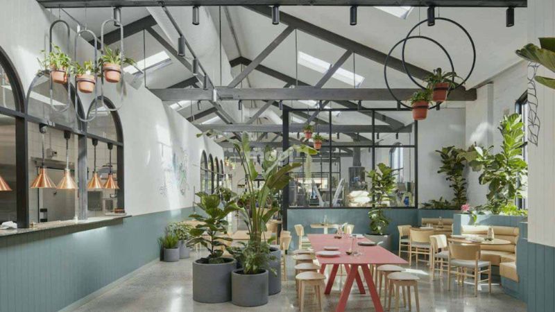 Thiết kế quán cafe sân vườn theo phong cách Scandinavian
