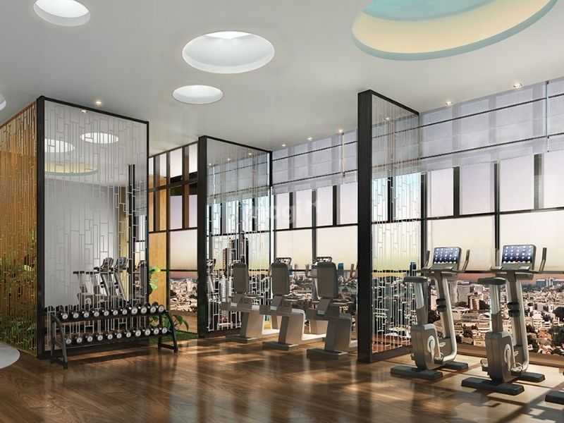 Phòng gym hiện đại tại căn hộ D1 Mension 