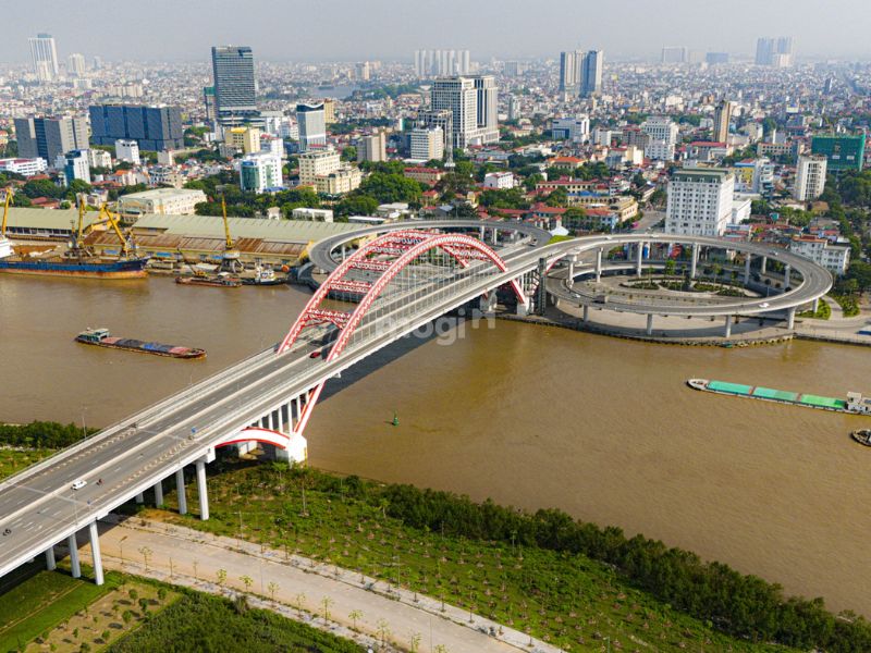 Hạ tầng giao thông của huyện Kiến Thụy khá phát triển