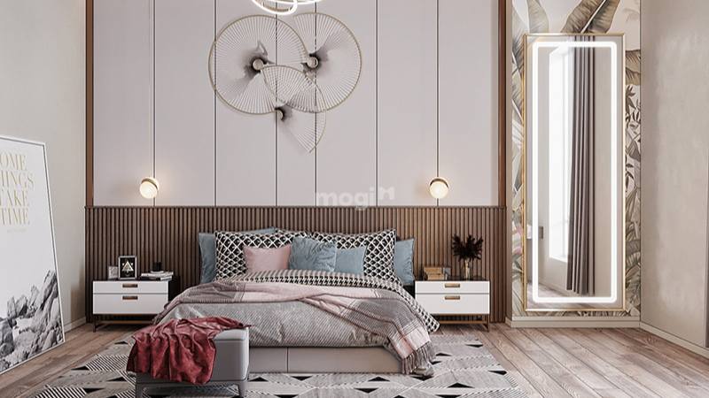 Phòng ngủ đẹp cho nữ thiết kế phong cách hiện đại