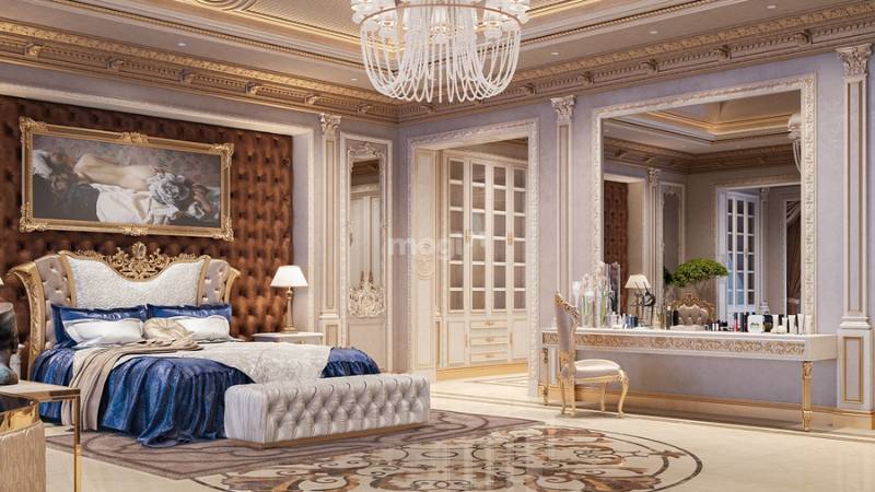 Phòng ngủ theo phong cách hoàng gia mang vẻ đẹp sang trọng