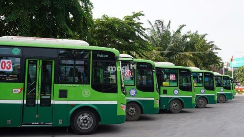 Các tuyến xe buýt đi qua gần Ngã ba Tân Kim