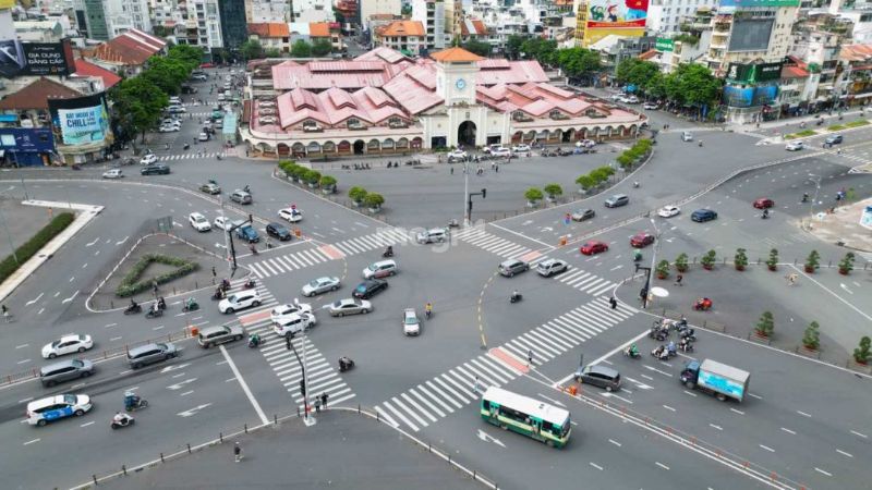 Cơ sở hạ tầng ở khu vực xung quanh chợ Bến Thành được đầu tư bài bản, hiện đại