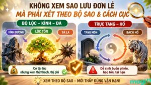 Các Sao Lưu trong tử vi: Trọn bộ ý nghĩa & Bí quyết cải vận 11 Phải xem các sao Lưu đi theo bộ, không xem đơn lẻ
