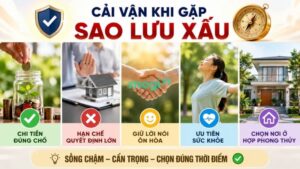 Các Sao Lưu trong tử vi: Trọn bộ ý nghĩa & Bí quyết cải vận 14 Cách cải thiện vận mệnh cho người có sao Lưu xấu