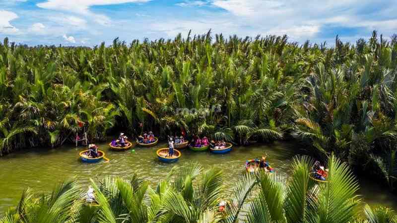 Khu du lịch rừng dừa Bảy Mẫu là một trong những điểm đến nổi tiếng tại Hội An - Nguồn: Internet