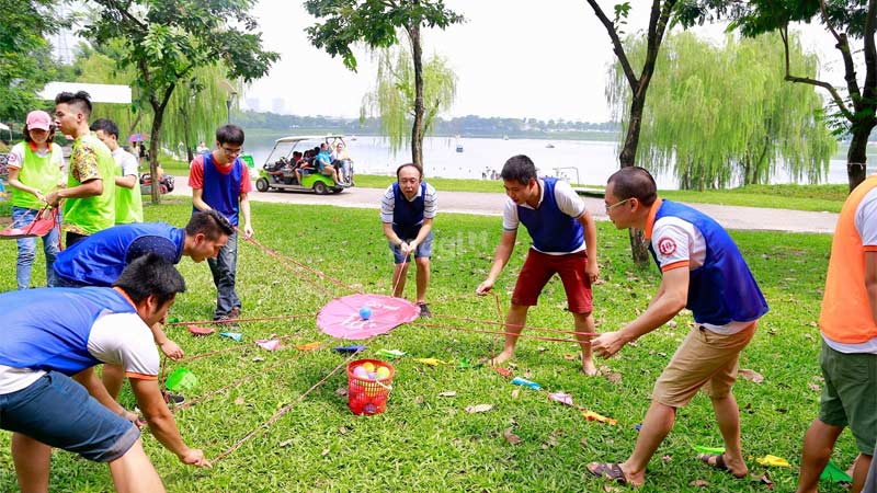 Không gian rộng rãi, mát mẻ là địa điểm lý tưởng cho các hoạt động đội nhóm