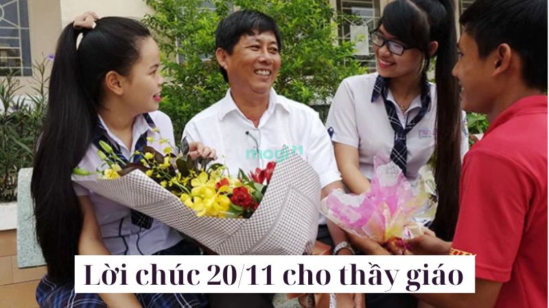 Lời chúc 20/11 cho thầy giáo