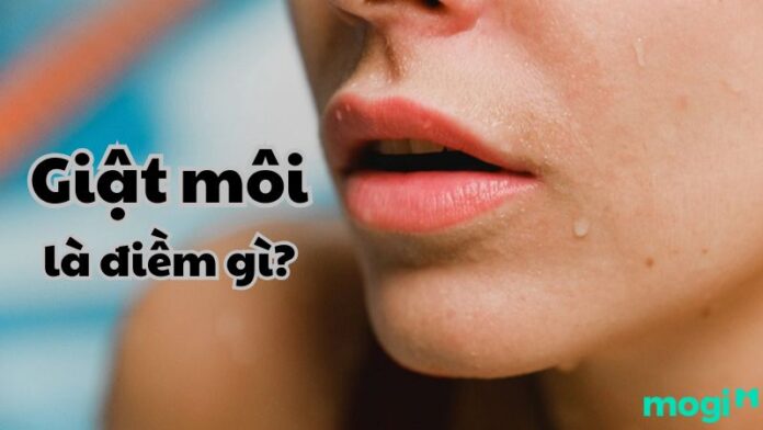 Giật môi là điềm gì?