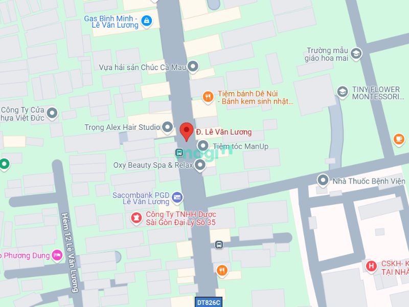 Vị trí địa lý đường Lê Văn Lương Quận 7