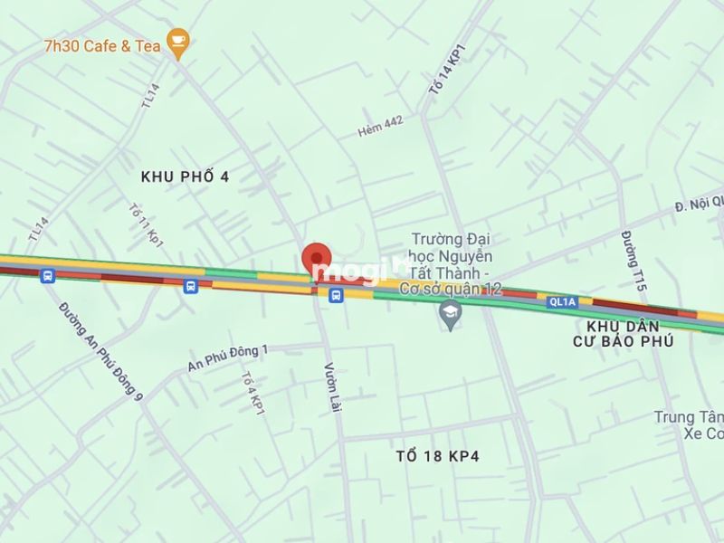 Đường Vườn Lài, Quận 12 sở hữu vị trí đắc địa