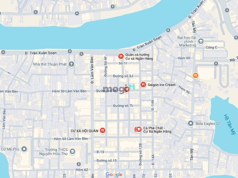 Khu cư xá Ngân hàng nằm tại vị trí đắc địa