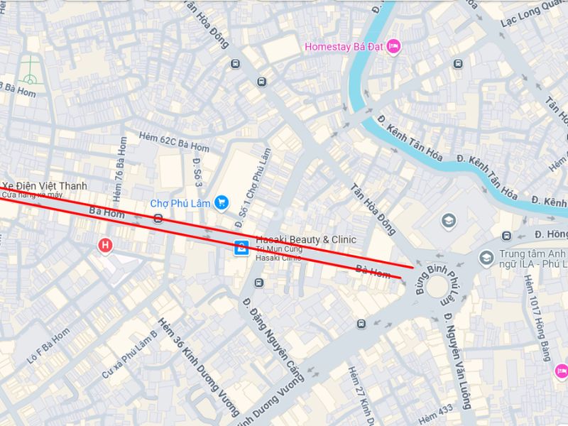 Đường Bà Hòm sở hữu vị trí chiến lược của quận 6