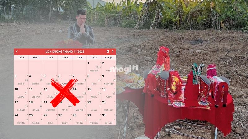 Ngày tốt động thổ tháng 11 năm 2025: Khởi đầu hanh thông 3 Danh sách các ngày xấu cần tránh động thổ tháng 11 năm 2025