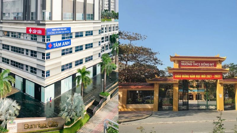 Ngã tư Gia Lễ ở đâu? Các tiện ích xung quanh và tiềm năng BĐS khu vực 2 Bệnh viện, trường học xung quanh Ngã tư Gia Lễ