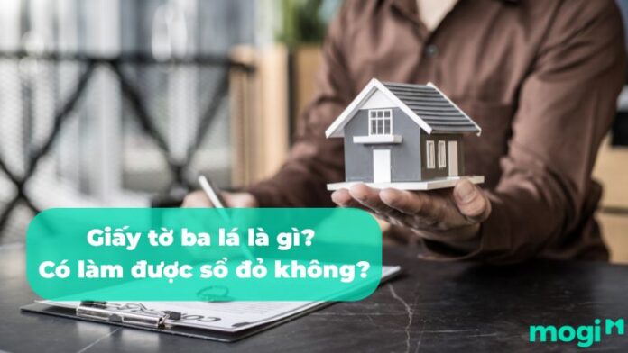 Giấy tờ ba lá là gì? Có làm được sổ đỏ không?