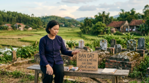 Mơ thấy bán đất quê hương là dấu hiệu gia đạo xáo động, cần lưu tâm âm phần và tổ tiên để giữ ổn định phúc khí.