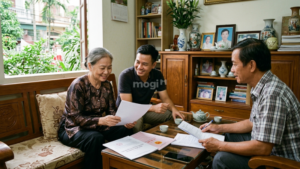 Mơ thấy người thân bán đất báo hiệu gia đạo có thay đổi, vui là tốt còn buồn là cần lưu ý tài chính và sức khỏe.
