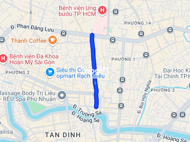 Vị trí đường Vạn Kiếp