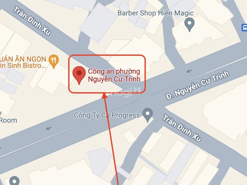 Trụ sở Công An gần đường Nguyễn Cư Trinh đảm bảo an ninh