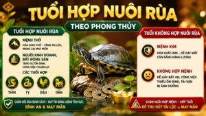 Tuổi nào hợp nuôi rùa phong thủy