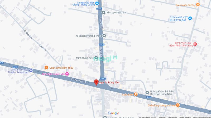 Các tuyến đường đi qua ngã tư Đồng Tâm