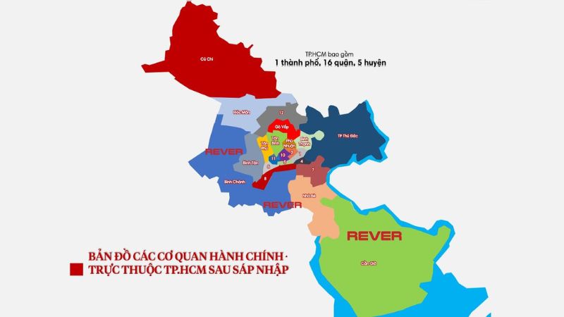 Hồ Chí Minh sáp nhập với tỉnh nào? Cập nhật phường xã mới năm 2025 2 Những thay đổi sau khi sáp nhập tỉnh TP. Hồ Chí Minh