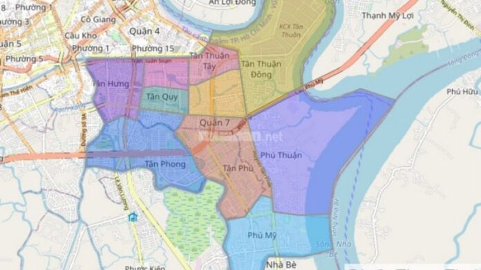 Giá nhà đất Quận 7 sau sáp nhập