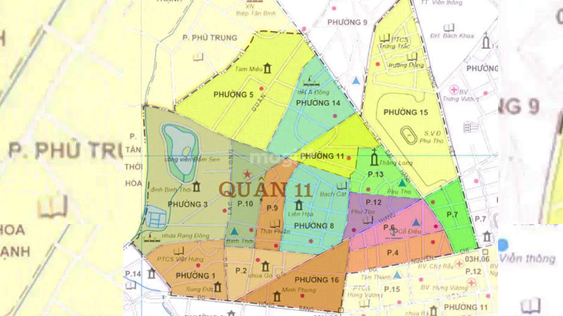 Thông tin tổng quan về Quận 11 sau sáp nhập