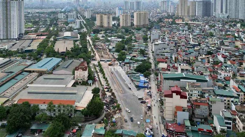 Hạ tầng giao thông và liên kết vùng ảnh hưởng đến giá nhà đất quận Hoàng Mai sau sáp nhập