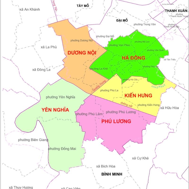 Biến động giá nhà đất Quận Hà Đông sau sáp nhập: Dự báo xu hướng giá mới 1 Thông tin tổng quan về việc sáp nhập tại Quận Hà Đông