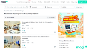 Top chung cư dưới 1.5 tỷ TP.HCM được quan tâm nhất thị trường hiện nay 12 Mua chung cư tại nền tảng bất động sản uy tín Mogi.vn