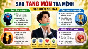 Sao Tang Môn: Chủ về đau buồn, chia ly và mất mát cần hóa giải 4 Ý nghĩa sao Tang Môn khi tọa thủ tại cung Mệnh