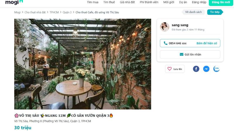 Vì sao đăng tin cho thuê mặt bằng F&B cần chiến lược riêng?