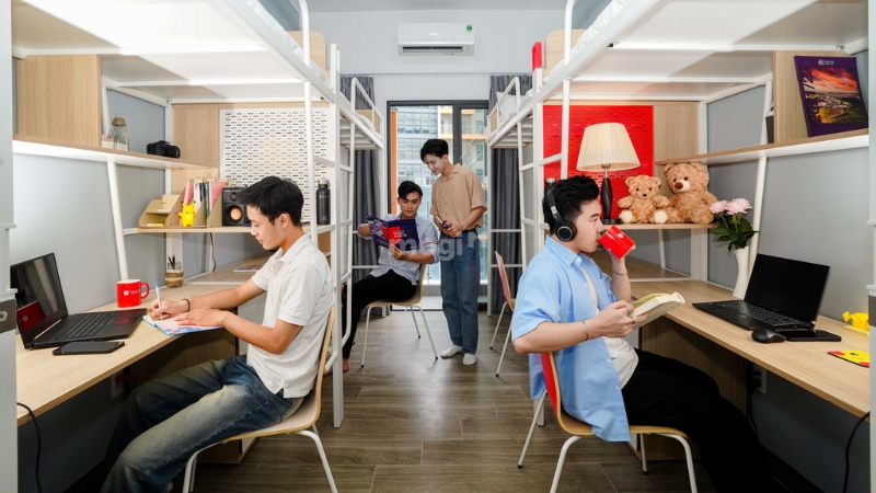 Ký túc xá giúp sinh viên tiết kiệm chi phí và dễ hòa nhập với môi trường học tập mới