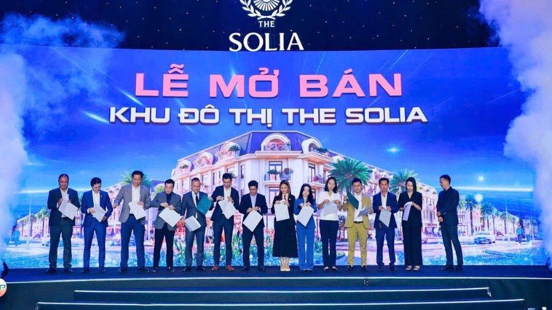 Lễ mở bán khu đô thị Solia TPHCM (Nguồn: Báo Tuổi trẻ)