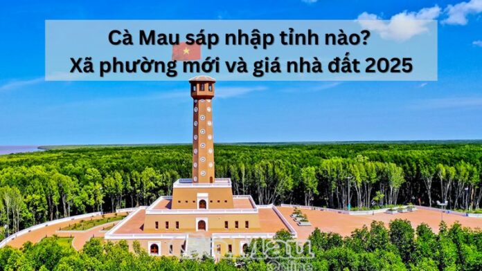 Cà Mau sáp nhập tỉnh nào? Xã phường mới và giá nhà đất 2025