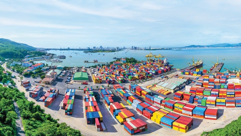 Hình ảnh hoạt động xuất nhập khẩu tại khu thương mại tự do Khánh Hòa