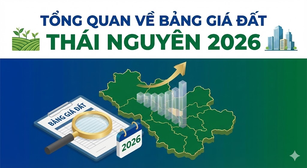 Tổng quan về bảng giá đất Thái Nguyên 2026 