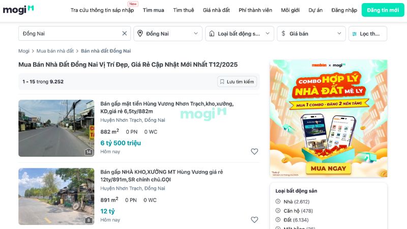 Dự thảo bảng giá đất Đồng Nai 2026: Chi tiết các thay đổi quan trọng 7 Mua bán nhà đất Đồng Nai 2026 ở đâu uy tín?