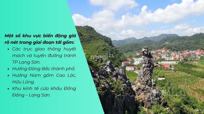 Xu hướng giá đất Lạng Sơn trong năm 2026