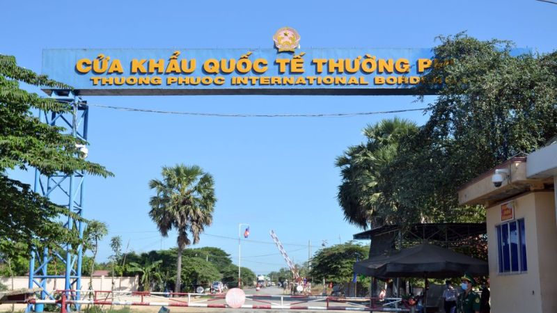 Dự thảo giá đất tại khu cửa khẩu quốc tế Thường Phước.