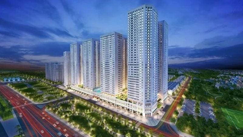 Tổng quan Eurowindow River Park nhìn từ xa