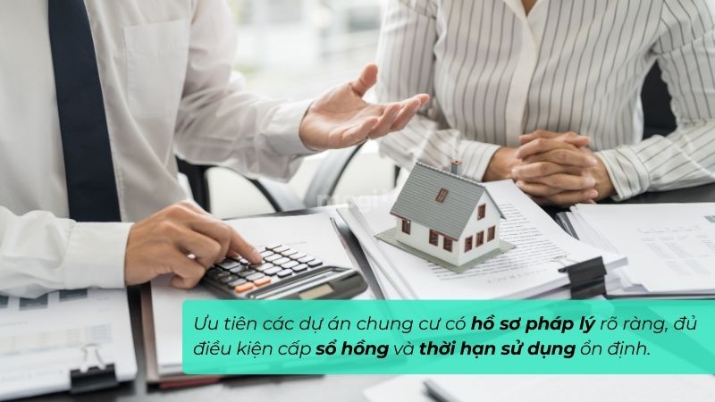 Người mua chung cư dưới 4 tỷ nên ưu tiên các dự án có hồ sơ pháp lý rõ ràng